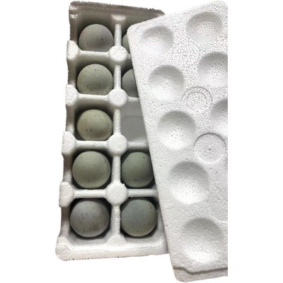 EPE珍珠棉蛋托鸡蛋鸭蛋泡沫棉包装盒快递物流防震鸡蛋托厂家定 制 100PCS图2