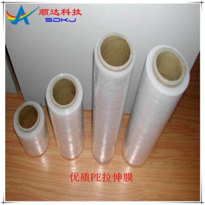 细管款45cm缠绕膜工业机用拉伸膜高粘拉伸缠绕膜pe静电膜 10卷图3
