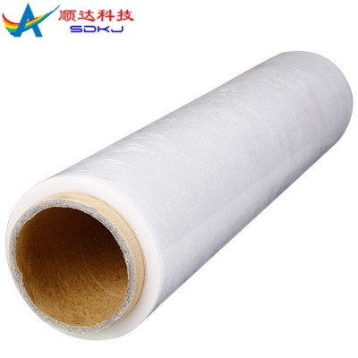 PE自粘透明拉伸膜缠绕膜包装电线膜透明拉伸膜包装缠绕膜 10卷图5