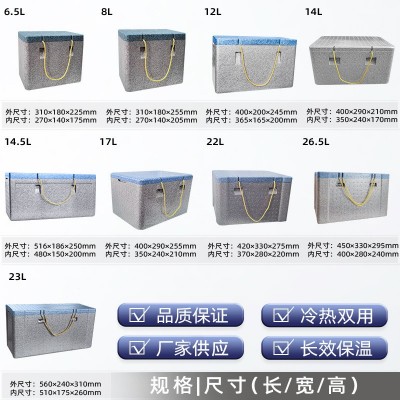 泡沫食品epp冷链运输箱聊城颐和生鲜海水产礼盒现货精选螃蟹牲畜 1个图4