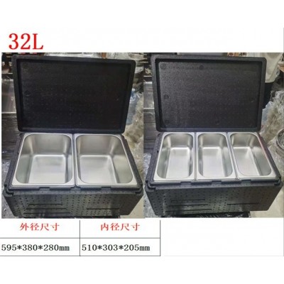 商用团餐快餐学校食堂外卖食品盒饭泡沫EPP保温箱图4