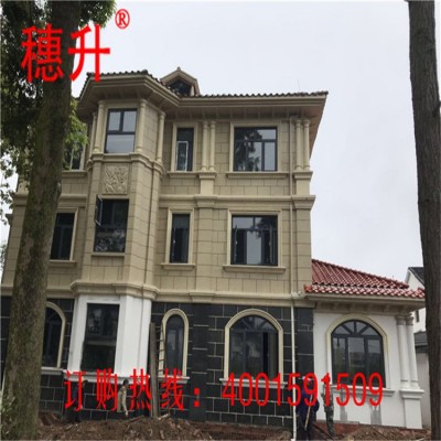 厂家直供EPS构件斗拱梁托檐线腰线窗套GRC罗马柱农村自建别墅用图3