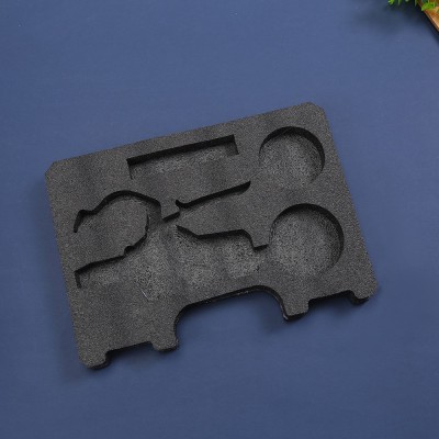 黑色EPE珍珠棉物流防震缓冲包装珍珠棉内衬填充泡沫内托规格可定图2