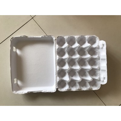 20枚本色纸浆蛋盒蛋托纸浆模塑环保讲解洋鸡蛋柴鸡蛋笨鸡蛋鸡蛋礼