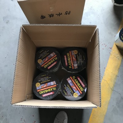 沥青自粘防水胶带防水不漏贴 厂家强粘性屋顶彩钢瓦密封图3