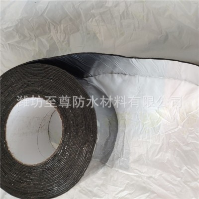 沥青自粘防水胶带防水不漏贴 厂家强粘性屋顶彩钢瓦密封图5