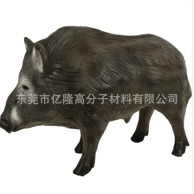 3D仿生野猪箭靶 动物仿生靶子 可换靶心箭靶 兔子靶 野生动物靶图3