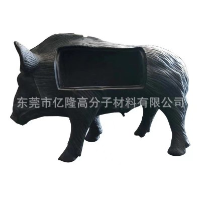 3D仿生野猪箭靶 动物仿生靶子 可换靶心箭靶 兔子靶 野生动物靶图5