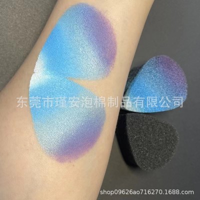 厂家现货批发儿童面部彩绘水滴半圆海绵 绘画出图高密度水滴海绵图3