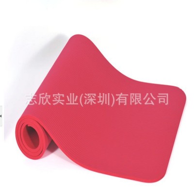 厂家跨境批发NBR瑜伽垫加宽加厚舞蹈健身运动地垫子代发印刷10mm图5