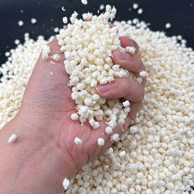 乳胶颗粒瑜伽垫填充宠物乳胶坐垫按摩仪填充材料水洗短孔乳胶颗粒图4