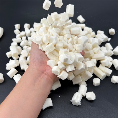 乳胶颗粒填充天然沙发枕头按摩仪靠背垫乳胶孔丁水洗六角乳胶颗粒图4