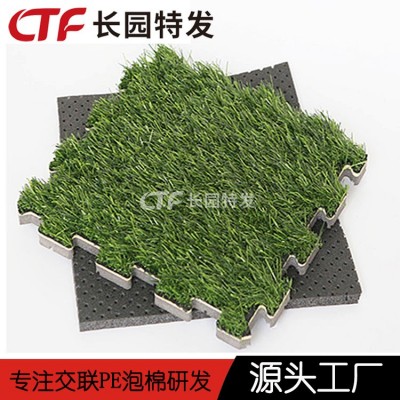 供应人造草坪缓冲垫 草坪减震缓冲软垫 足球场吸震垫厂家图2