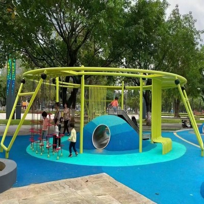 高端小区景区公园网红幼儿园大型户外儿童秋千组合玩具室外荡吊椅图1