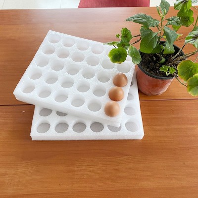 EPE珍珠棉鸡蛋托 化妆品试剂适用物流包装盒 4cm快递打包鸡蛋托盒图3