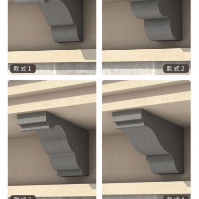 发泡陶瓷罗马柱牛腿eps,泡沫线条外墙装饰新农村别墅自建房小洋房图4