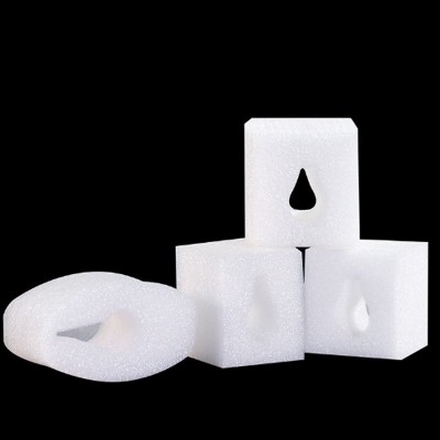 定制加工珍珠棉 洗发水沐浴露珍珠棉泵头保护套按压头瓶盖包装棉图2