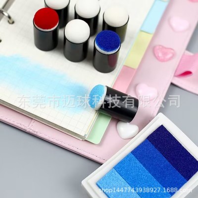 儿童手指涂鸦画画海绵头 高倍压缩指套涂抹工具彩绘海棉上色指图8
