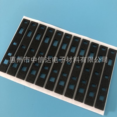 灯芯马达自粘EVA泡棉长条 单面背胶黑色EVA泡棉垫片图3