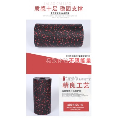 空心皮纹柱瑜伽柱EPP精准颈椎按摩竖脊肌斜方肌肩胛提肌图4