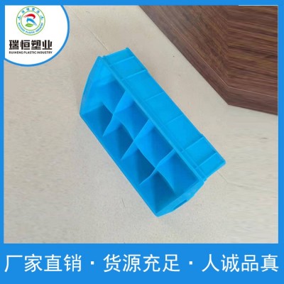 电子配件箱五金零件盒蓝色斜口螺丝刀配件收纳盒8432格塑料箱直销图2