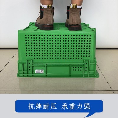 水果周转筐蔬菜错位筐塑料豆芽筐物流中转筐套叠收纳筐运输掉头筐图4