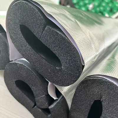 批发开口自粘橡塑保温管水管防冻加厚隔热保温管B1空调橡 塑保温管图4