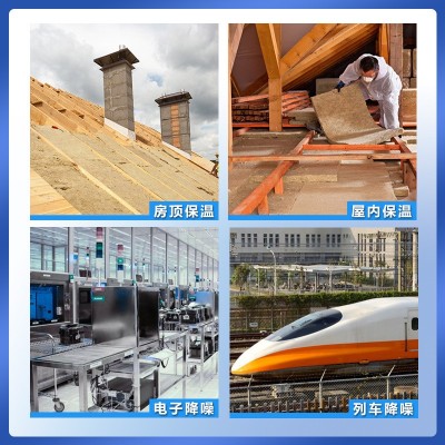 厂家直销外墙屋面隔热内墙隔音吸音A级防火憎水岩棉保温岩棉板图3