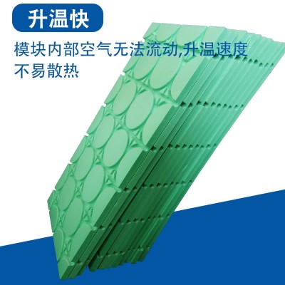 挤塑保温板阻燃干式地暖水暖保温隔热炕板绿色免回填地暖模块图4