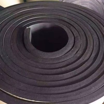 b1级保温橡塑阻燃防火隔热海绵板 30mm黑色复合铝箔橡塑保温棉板图2