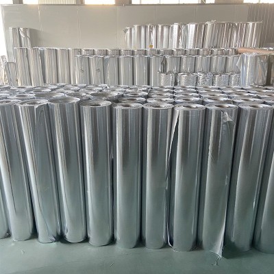 铝箔布厂家保温工程用玻纤布玻璃纤维铝箔加厚降噪隔热 铝箔布图2