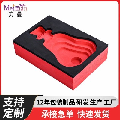 厂家eva泡棉内衬雕刻彩色防静电包装材料高密度酒瓶礼盒海绵内托图3