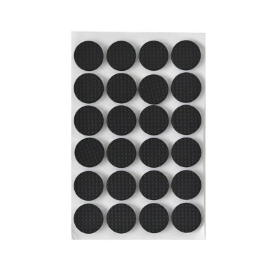 黑色家具eva脚垫自粘防滑桌椅脚垫减震静音EVA桌脚垫网格橡胶脚垫图3