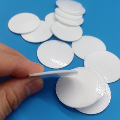 PE瓶盖垫片聚乙烯PE发泡双覆膜密封内垫泡沫压敏防水防漏垫片定制图2