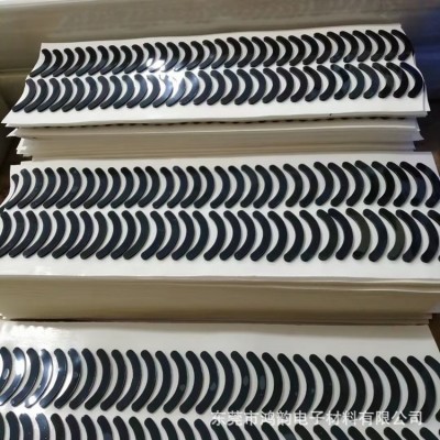 模切黑白色EVA双面背胶 圆形泡棉eva 防震eva脚垫 电器防震脚垫图3