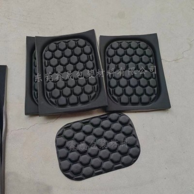 eva护膝护肘冷热压成型 加厚黑色防滑运动护具篮球护膝反冲减震垫图3