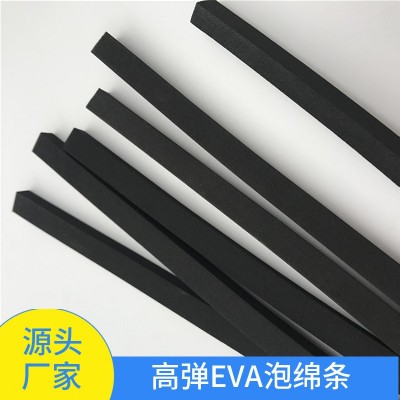东莞厂家批发高弹力eva密封发泡海绵条 SBR高分子黑色EVA泡棉胶条图1