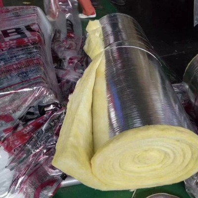 河北直供铝箔玻璃棉卷毡 玻璃棉板隔音棉 保温建材吸音隔热棉批发图4