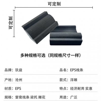 eps线条外墙欧式别墅屋檐装饰腰线窗套线泡沫室外边线梁托檐口线图3