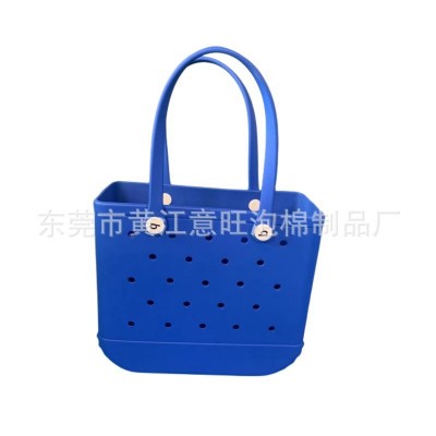 厚款优质户外印花EVA沙滩包手提包收纳洞洞包 大包篮子挎包宠物包图5