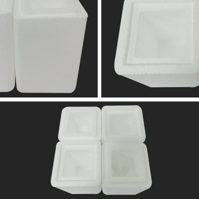 橄榄油泡沫箱瓶装 橄榄油专用泡沫箱打包快递箱2瓶抗压防摔泡沫箱图2