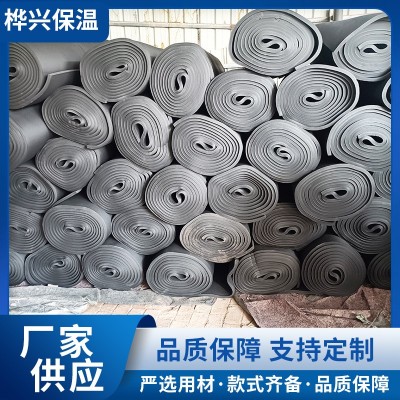 铝箔橡塑保温棉板房屋顶耐高温阻燃防火保温板自粘橡塑隔热隔热棉图4