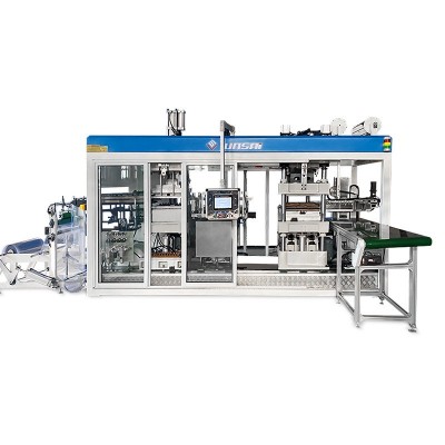 省电型全自动正负压吸塑成型机500*750MM三工位一体机骏精赛制造图4