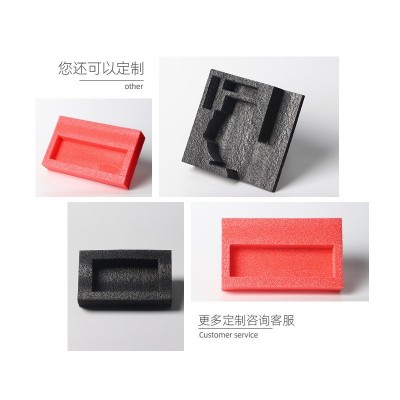 epe珍珠棉泡沫板填充棉条定内托切割打包膜防震黑包装泡棉图2
