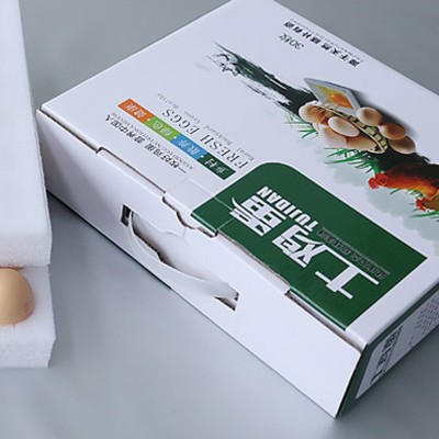 EPE珍珠棉鸡蛋托30枚装对扣蛋托防摔快递包装盒减震珍珠棉内衬图2