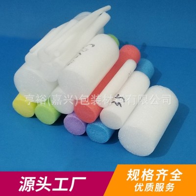 珍珠棉棒汽车白色插花漂浮棒实心游泳棒瑜伽棒实心棉堵头贴膜圆柱图4