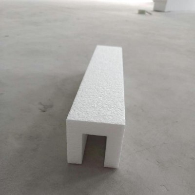 厂家批发白色eps泡沫护边护角减震U型直角包装泡沫护边护角图3