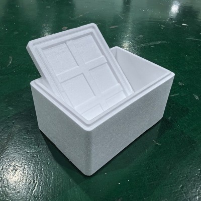 邮政3号泡沫箱标准通用5KG装10斤装荔枝箱保鲜快递专用加厚高密度图2