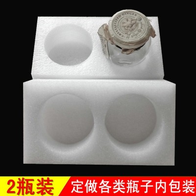 玻璃瓶子泡沫包装保护套EPE珍珠棉内衬泵头珍珠棉蜂蜜塑料瓶装图3