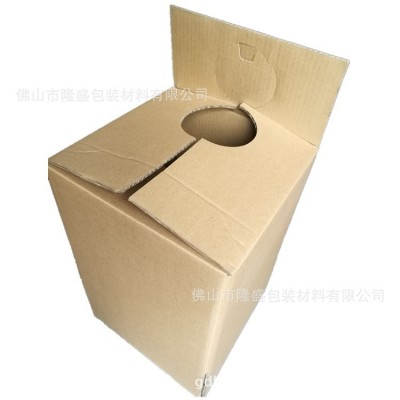 瓦楞纸板 快递批发 抗压防潮物流包装盒 佛山纸箱纸皮K=K耐破强度图2